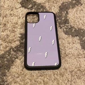 Purple Lightning Bolt iPhone 11 Case